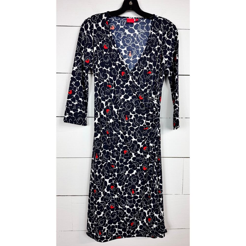 Anne Klein 3/4 Sleeve Midi Dress Women's Size Medium